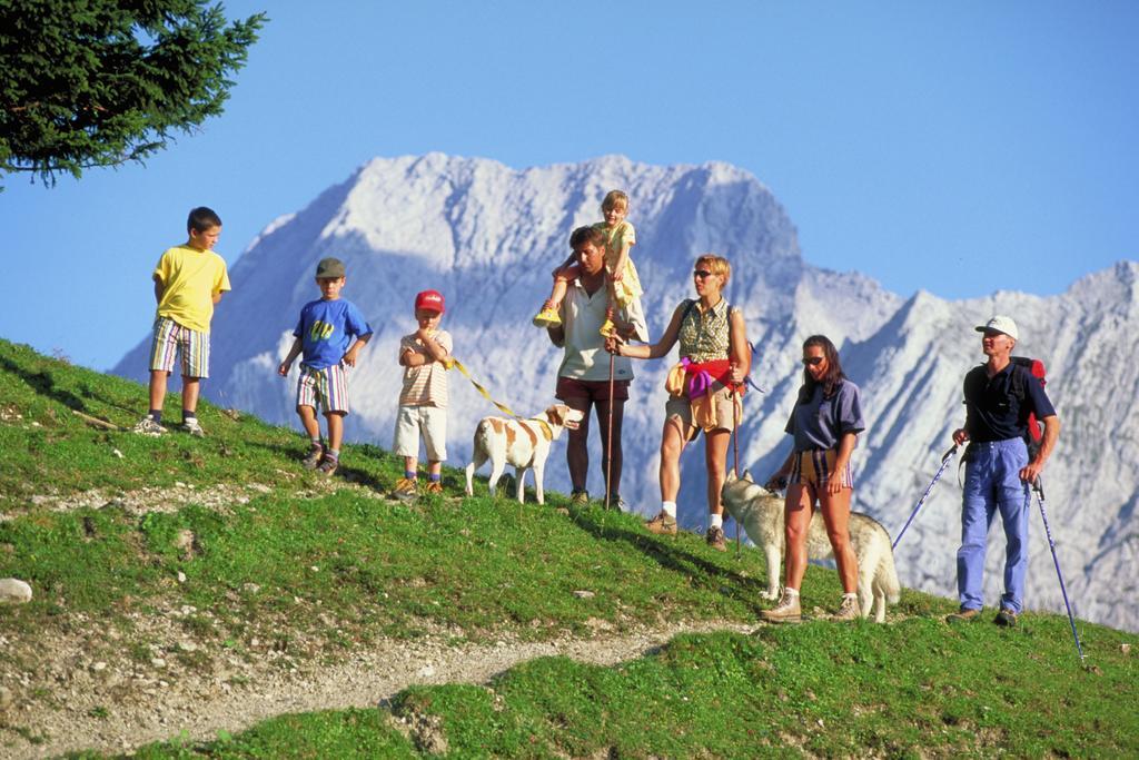 Der Gruene Baum Mountain Boutique Hotel Ehrwald Eksteriør bilde