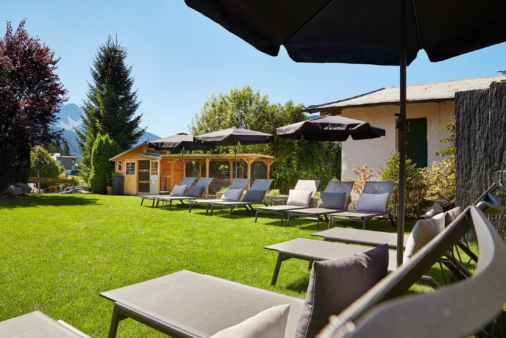 Der Gruene Baum Mountain Boutique Hotel Ehrwald Eksteriør bilde